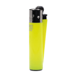 A close-up shows the Classic Mini Hexagonal Flint lighter in a solid color, viewed at a slight angle.