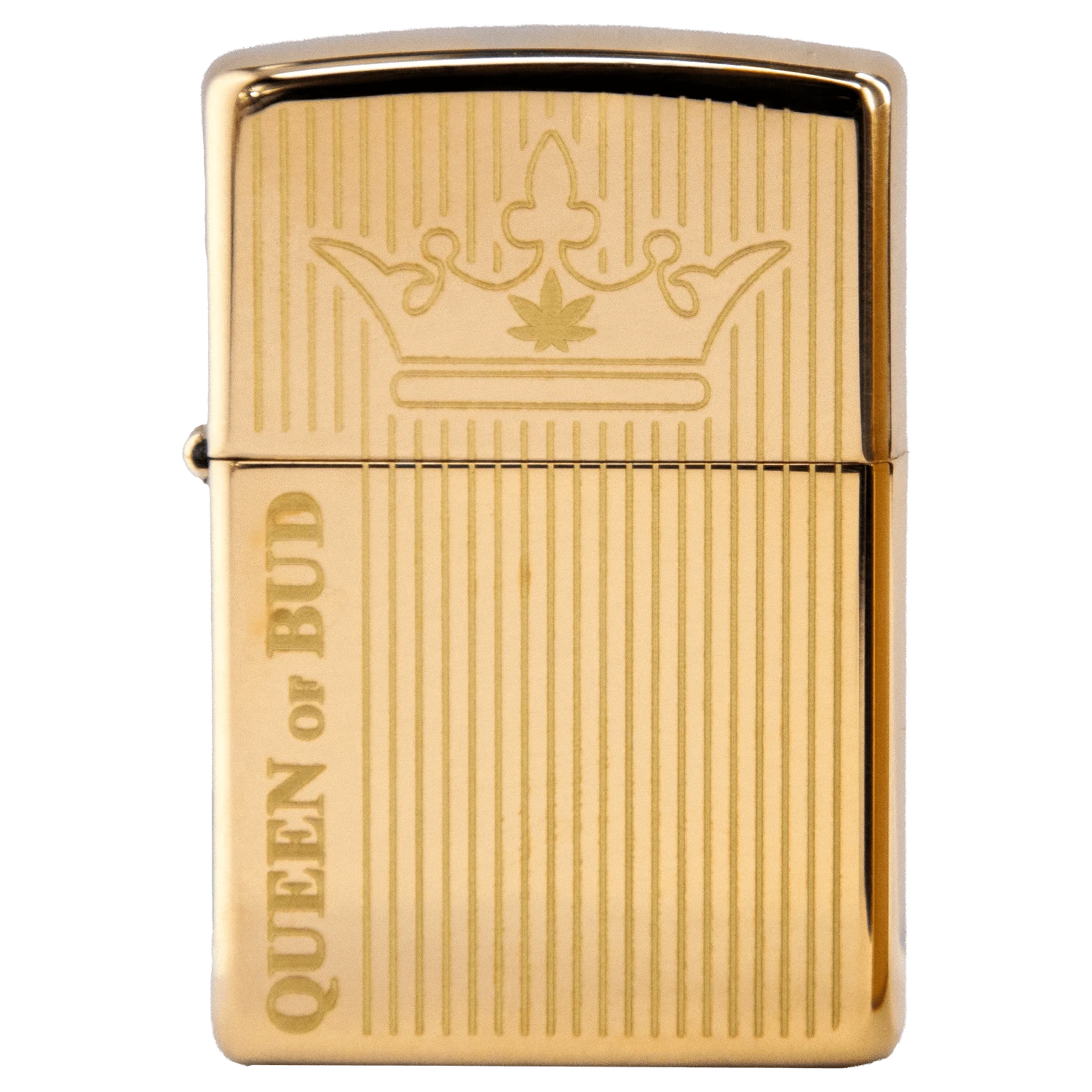 Queen of Bud Golden Vertical Flame Lighter USA: Lowest Price