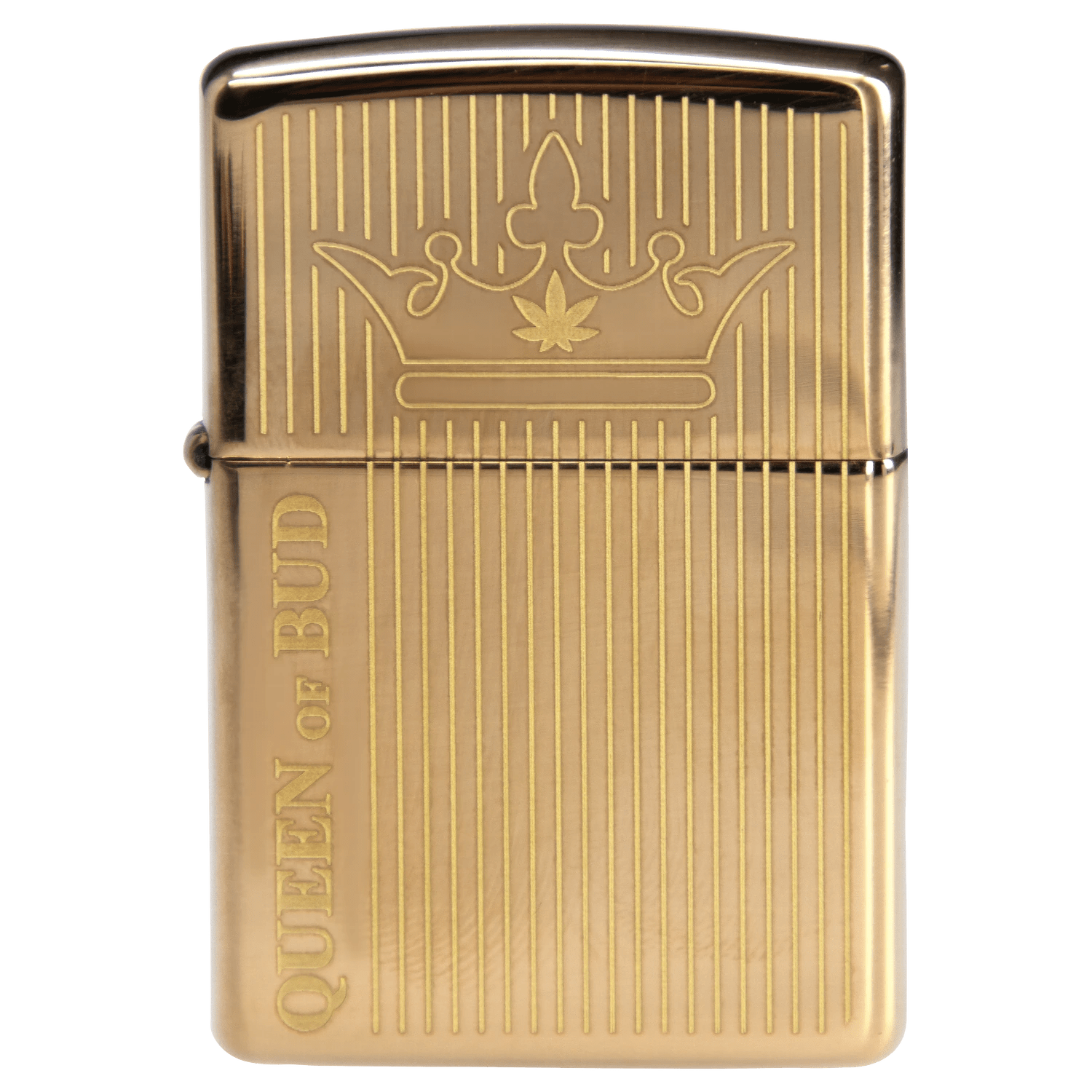 Queen of Bud EACH Queen of Bud Golden Vertical Flame Zippo Accessories