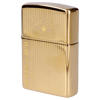 Queen of Bud EACH Queen of Bud Golden Vertical Flame Zippo Accessories