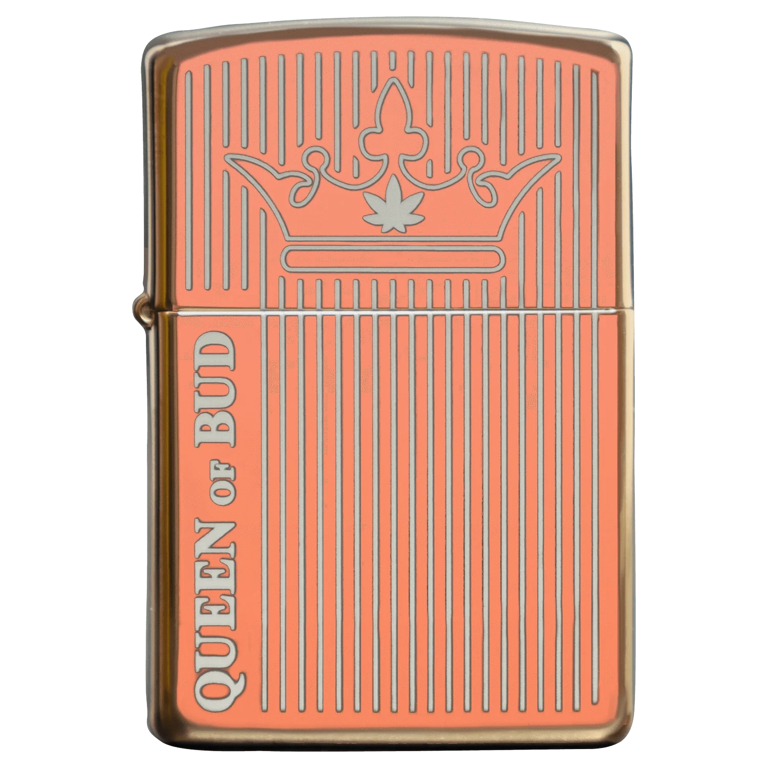 Queen of Bud Rose Gold Refillable Windproof Zippo Lighter: Lowest