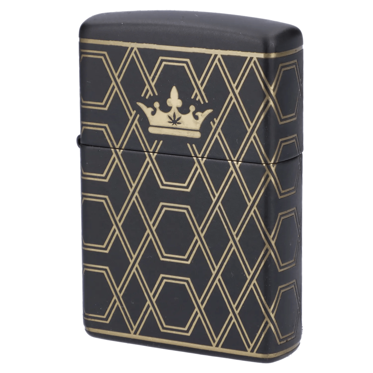 Queen of Bud EACH Queen of Bud Black Obsidian Geometric Zippo Accessories