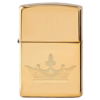 Queen of Bud EACH Queen of Bud Golden Majesty Zippo Lighter | Canna Cabana Accessories
