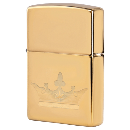 Queen of Bud EACH Queen of Bud Golden Majesty Zippo Lighter | Canna Cabana Accessories