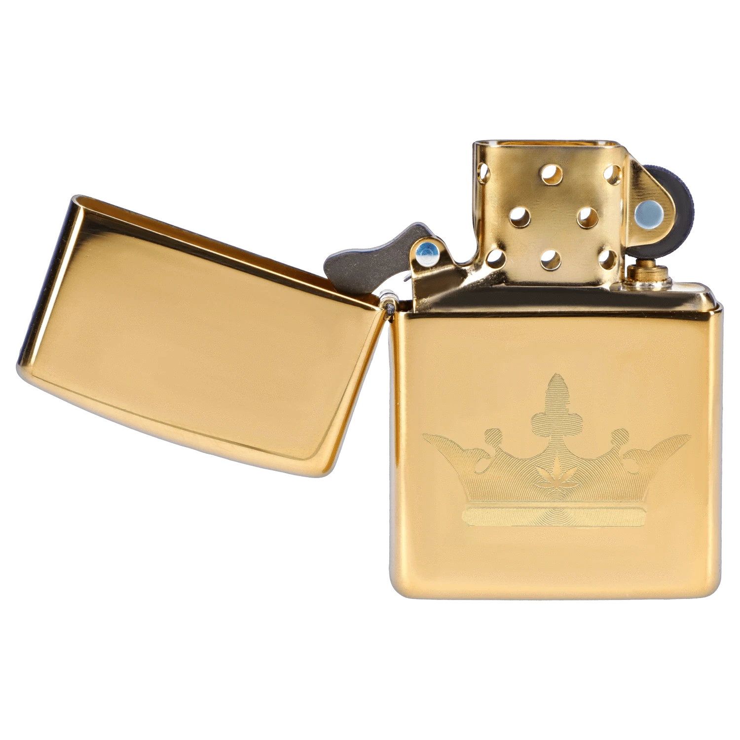 Queen of Bud EACH Queen of Bud Golden Majesty Zippo Lighter | Canna Cabana Accessories