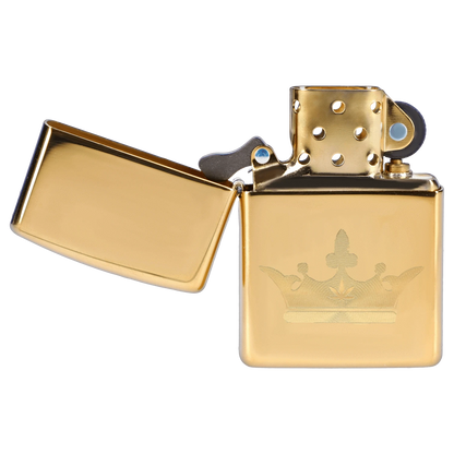 Queen of Bud EACH Queen of Bud Golden Majesty Zippo Lighter | Canna Cabana Accessories