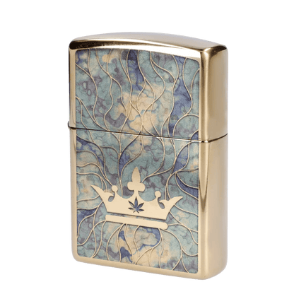 Queen of Bud EACH Queen of Bud Blue Topaz Mosaic Zippo Accessories