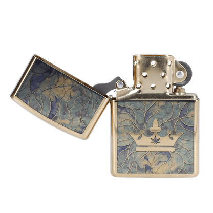 Queen of Bud EACH Queen of Bud Blue Topaz Mosaic Zippo Accessories