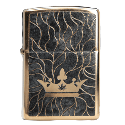 Queen of Bud EACH Queen of Bud Black Obsidian Mosaic Zippo Accessories