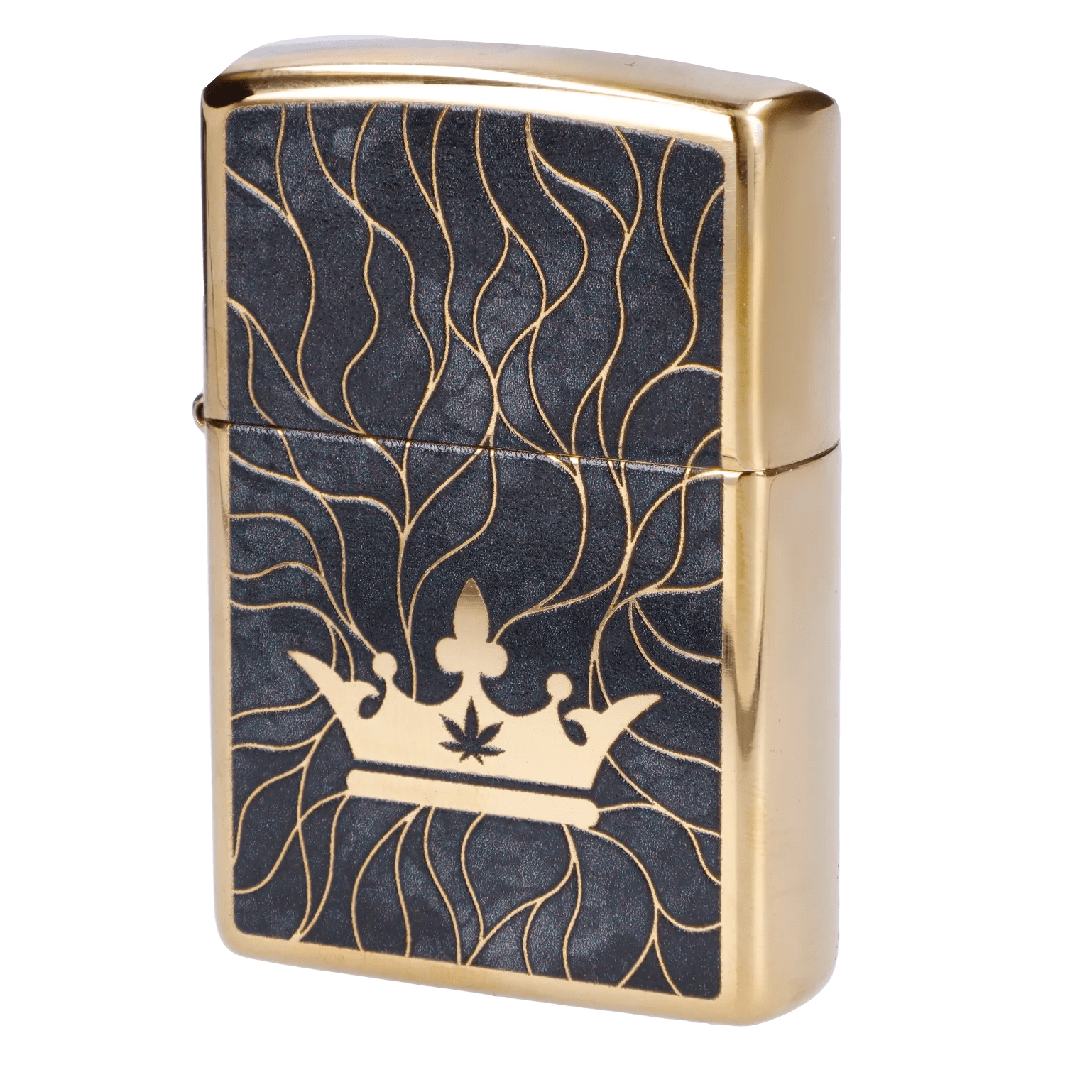 Queen of Bud EACH Queen of Bud Black Obsidian Mosaic Zippo Accessories