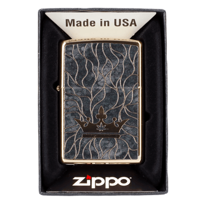 Queen of Bud EACH Queen of Bud Black Obsidian Mosaic Zippo Accessories