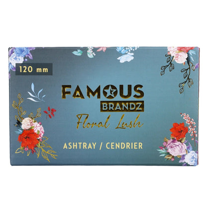 Famous Design EACH Famous Design Floral Lush Ashtray - Gold Accent Accessories