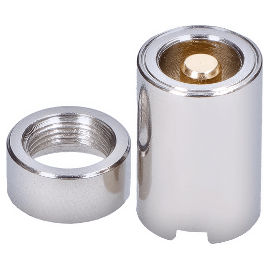 A close-up shot of the RYOT 510 Magnetic Adaptor Kit Replacement, showing its metallic components in a simple, angled arrangement.