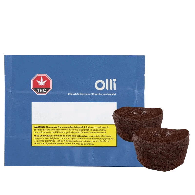 Olli Brands Chocolate Brownie 1 Brownies 2pk THC CBD Prices: Lowest Price