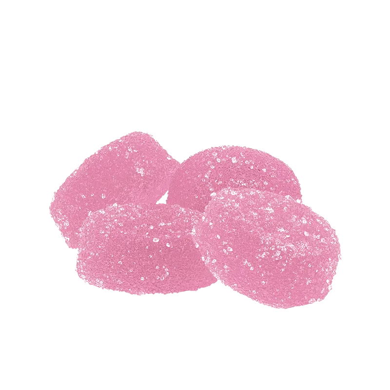 A vibrant overhead view showcases Crazy Cream Soda Cookies Gummies in a playful arrangement.