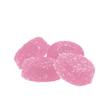 A vibrant overhead view showcases Crazy Cream Soda Cookies Gummies in a playful arrangement.