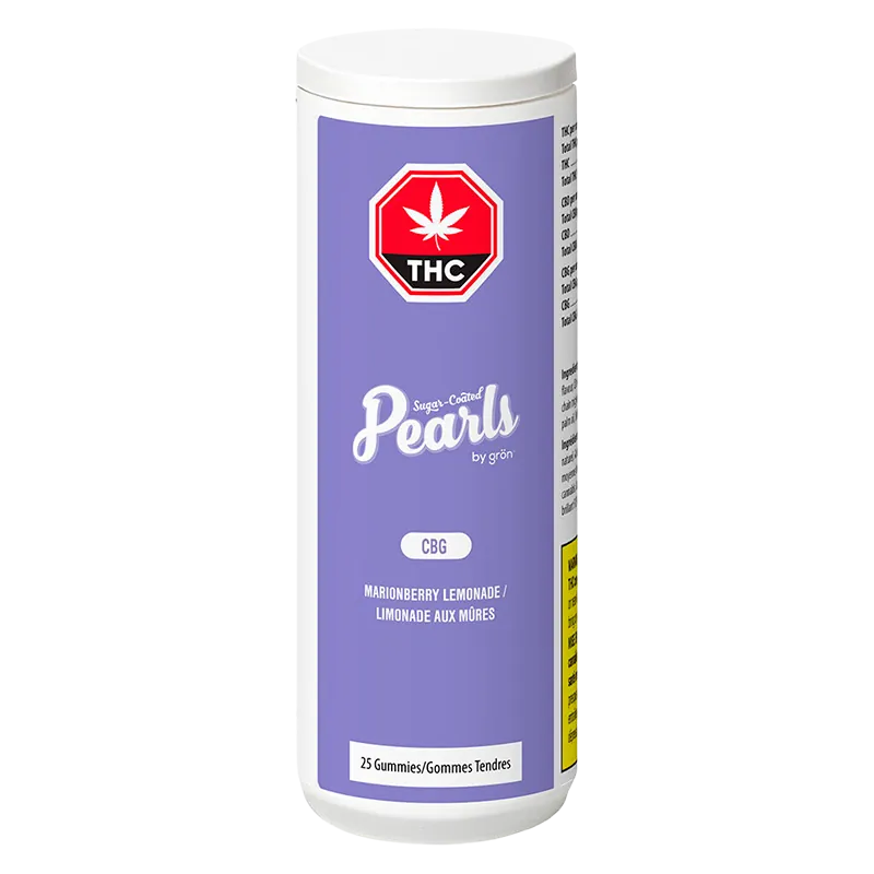 Pearls By Gron 25 Pack Pearls By Gron Marionberry Lemonade CBG Gummies Gummies