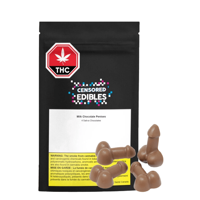 Censored Edibles 4 Pack Chocolates