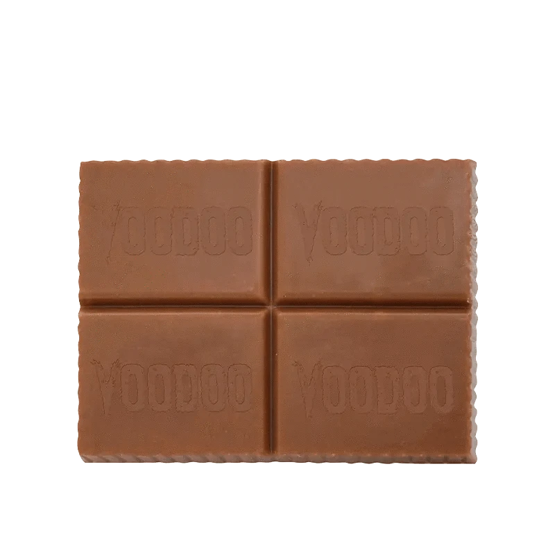 Front view of the Cinnamon & Spice candle, showcasing a square, textured design against a plain white background.