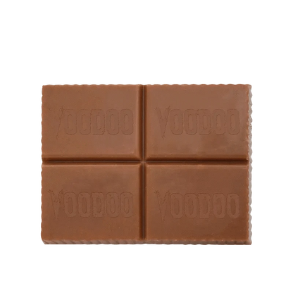 Front view of the Cinnamon & Spice candle, showcasing a square, textured design against a plain white background.