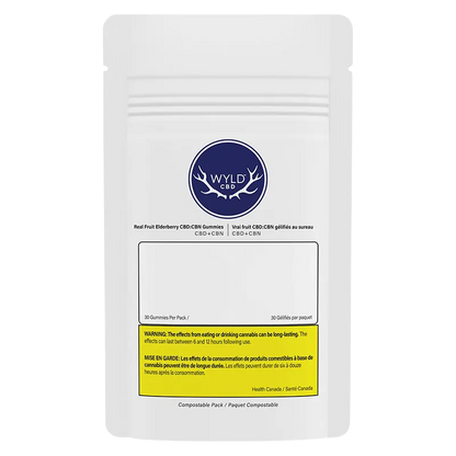 Wyld 30 Pack Wyld CBD Elderberry Gummies 750mg/150mg | Canna Cabana Edibles
