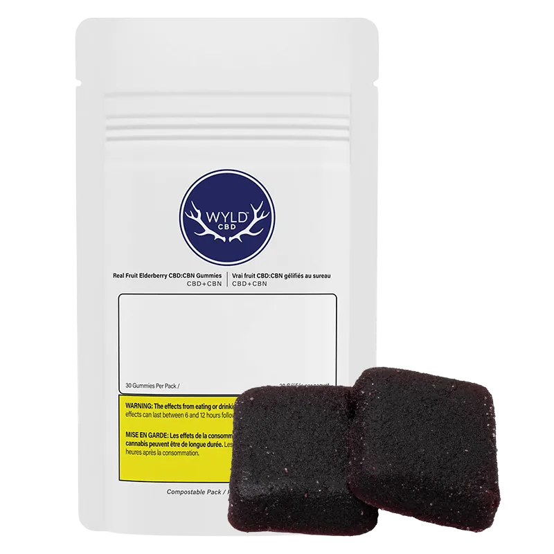 Wyld 30 Pack Wyld CBD Elderberry Gummies 750mg/150mg | Canna Cabana Edibles