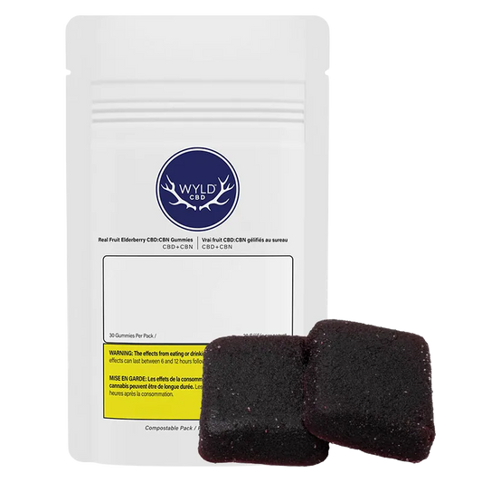Wyld 30 Pack Wyld CBD Elderberry Gummies 750mg/150mg | Canna Cabana Edibles