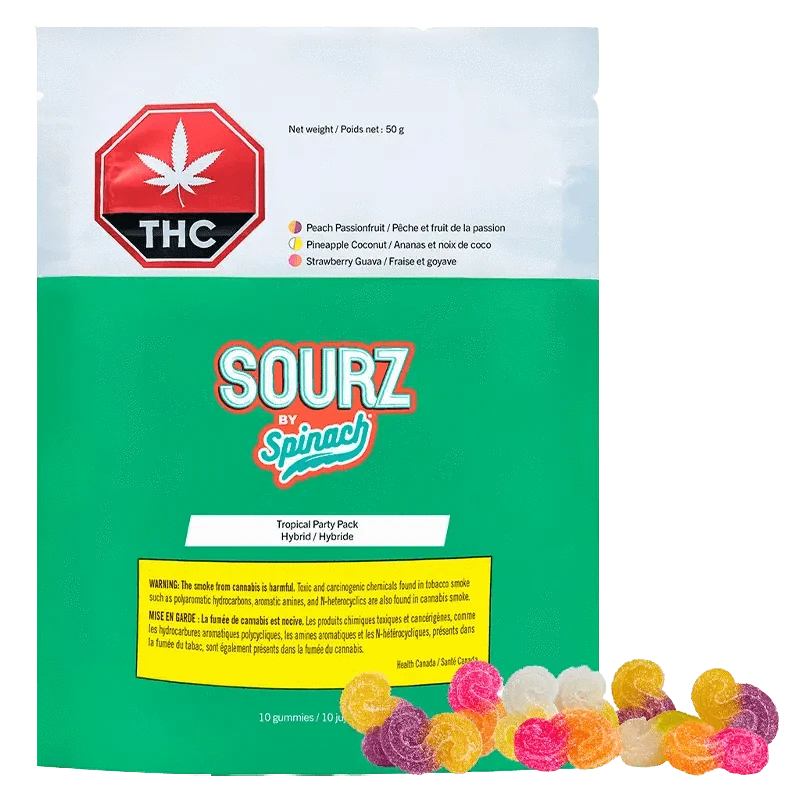 Spinach Tropical Party Pack Gummies - THC Edibles: Lowest Price