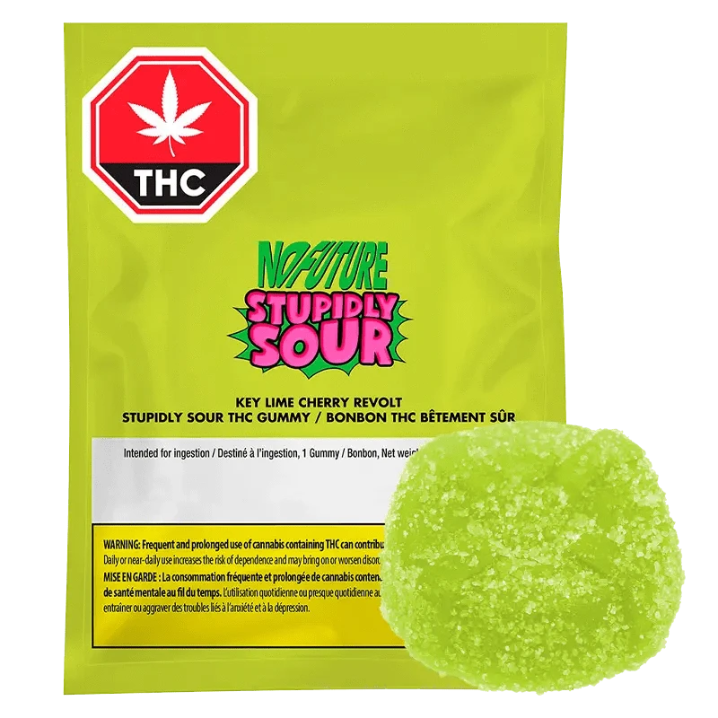No Future Key Lime Cherry THC Gummies Stupidly Sour: Lowest Price
