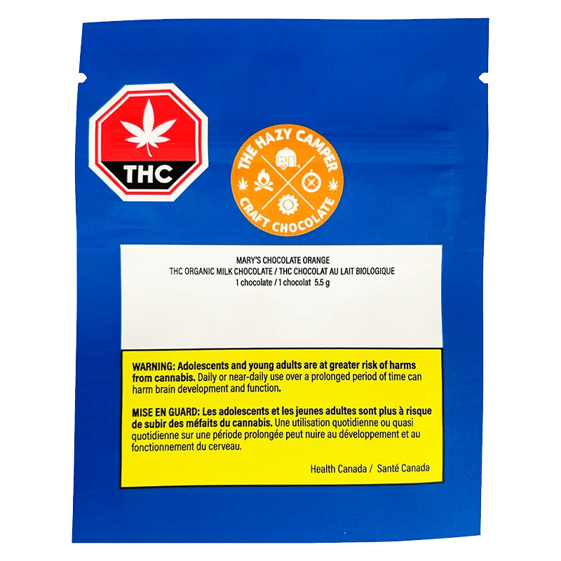 The Hazy Camper 1 Pack Mary's Chocolate Orange Edibles