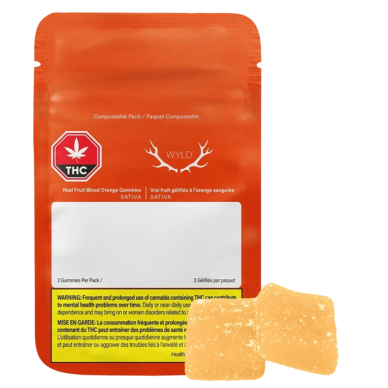 Wyld Blood Orange Sativa Gummies 8g | Canna Cabana: Lowest Price