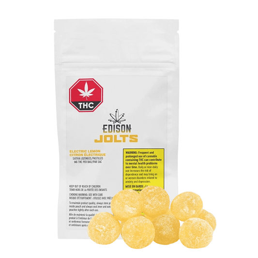 Edison Jolts 1 Pack Electric Lemon Lozenge Edibles