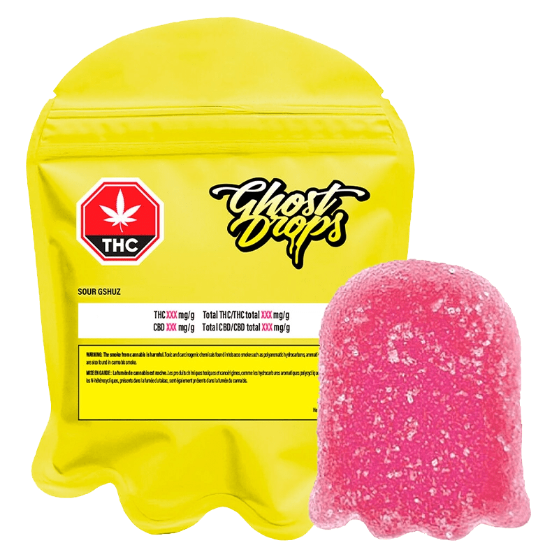 Ghost Drops MDZ Sour Gshuz Strawberry Live Rosin THC: Lowest Price