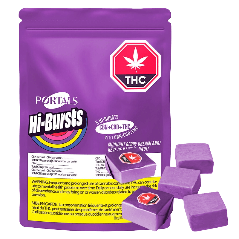 Portals Midnight Berry Dreamland 2:1:1 Gummies Indica Online