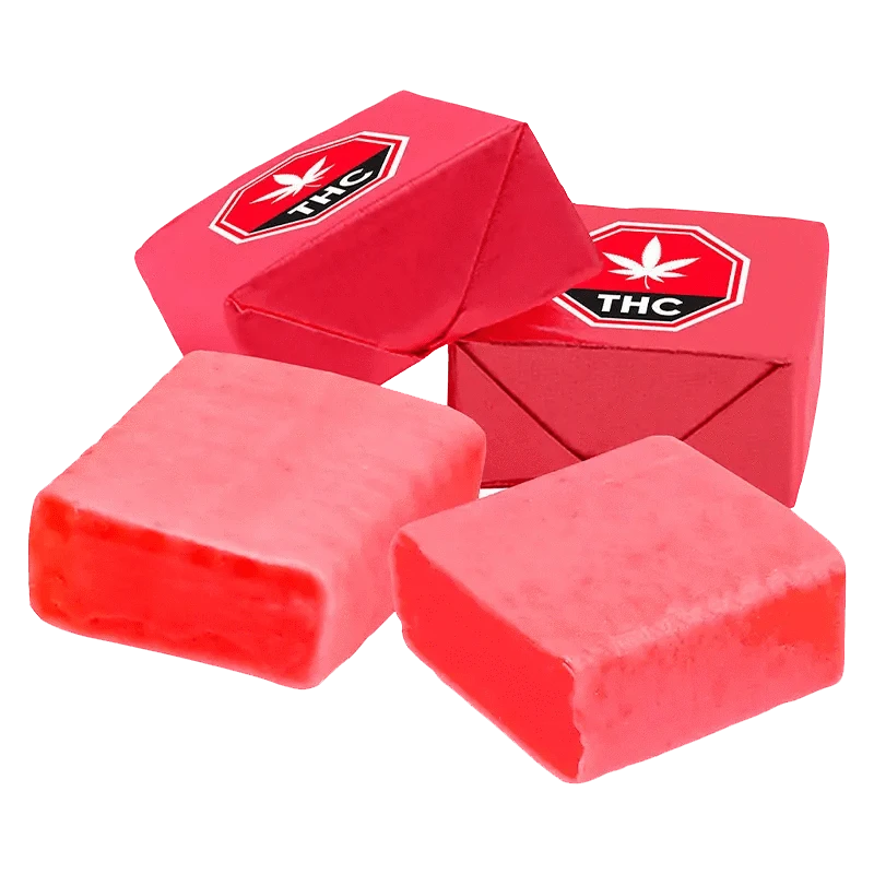 1:1:1:1 Original Cherry Taffy THC:CBN:CBG:CBD: Lowest Price