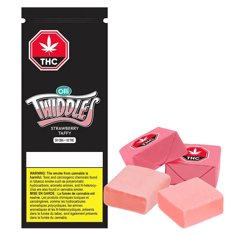 3:1 Original Strawberry Taffy CBG/THC Gummies: Lowest Price