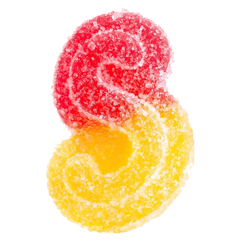 Spinach Sourz 10 Pack Fully Blasted Strawberry Mango Gummies Edibles