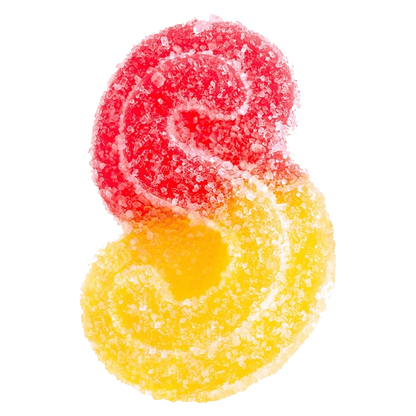 Spinach Sourz 10 Pack Fully Blasted Strawberry Mango Gummies Edibles