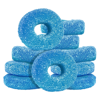 Olli O's 10 Pack THC Multipack Blue Raspberry Gummies Edibles
