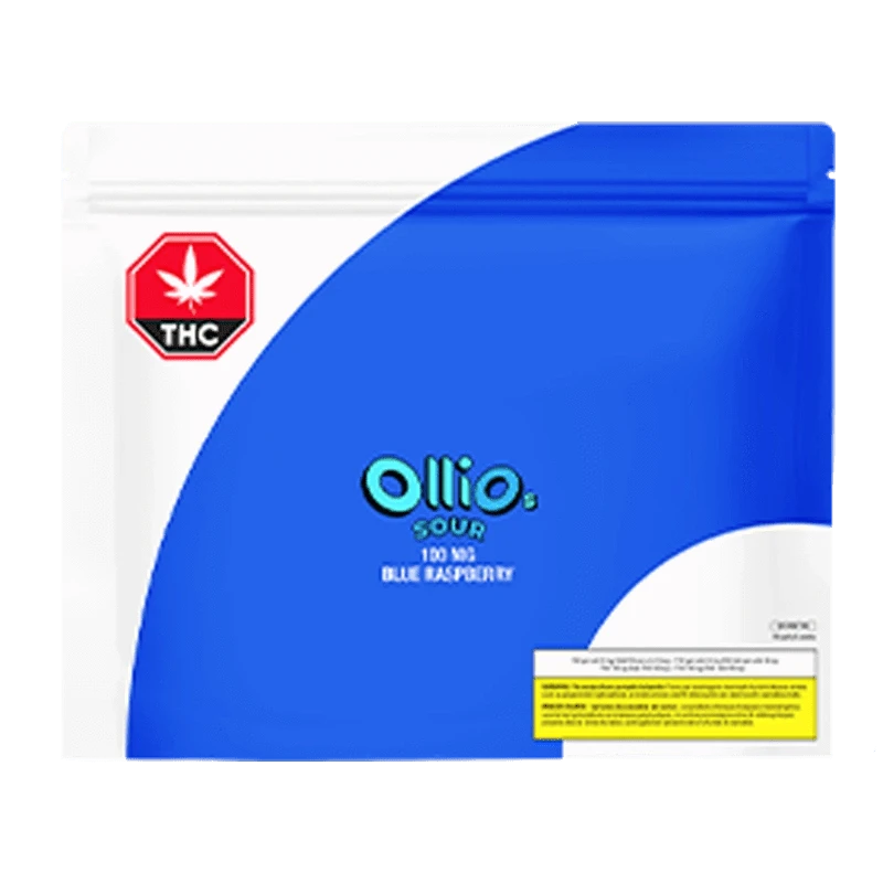 Olli Stikistix 10 Pack Live Rosin Sour Blueberry Gummies Edibles