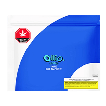 Olli Stikistix 10 Pack Live Rosin Sour Blueberry Gummies Edibles