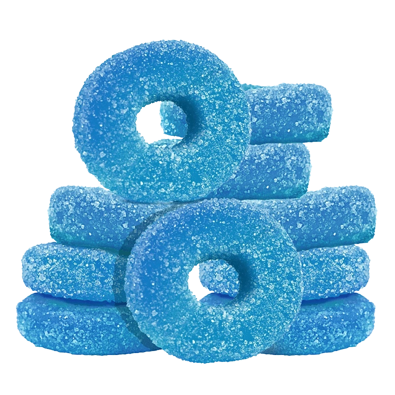 Olli Stikistix 10 Pack Live Rosin Sour Blueberry Gummies Edibles