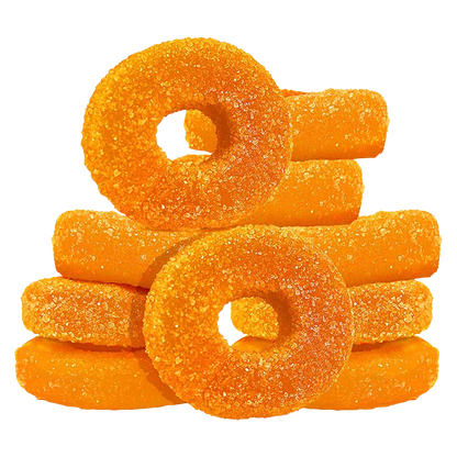 Olli Brands 10 Pack THC Multipack Sour Peach Gummies Edibles