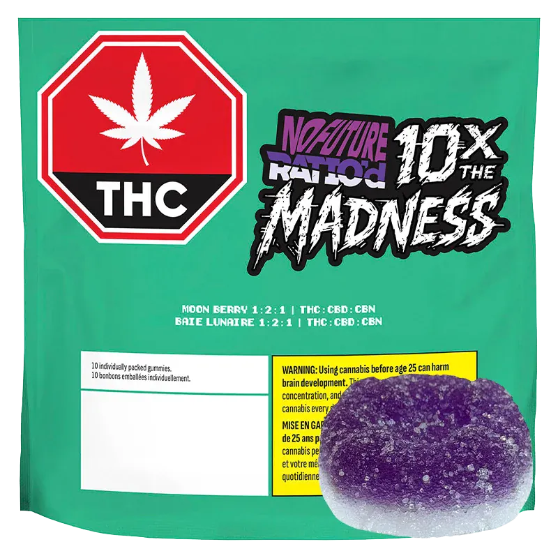 Ratio'd Moon Berry THC:CBD:CBN Gummies: Lowest Price | Canna Cabana