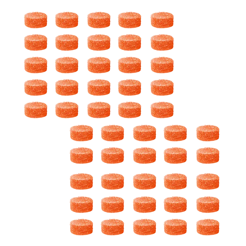 Shred'Ems 50 Pack Mango Lime Mega Party Pack Gummies Edibles