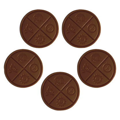 The Hazy Camper 5 Pack Simply Milk Chocolate Edibles