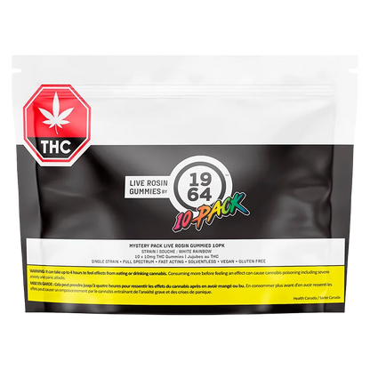 1964 10 Pack Mystery Pack Live Rosin Gummies Edibles