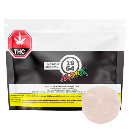 1964 10 Pack Mystery Pack Live Rosin Gummies Edibles