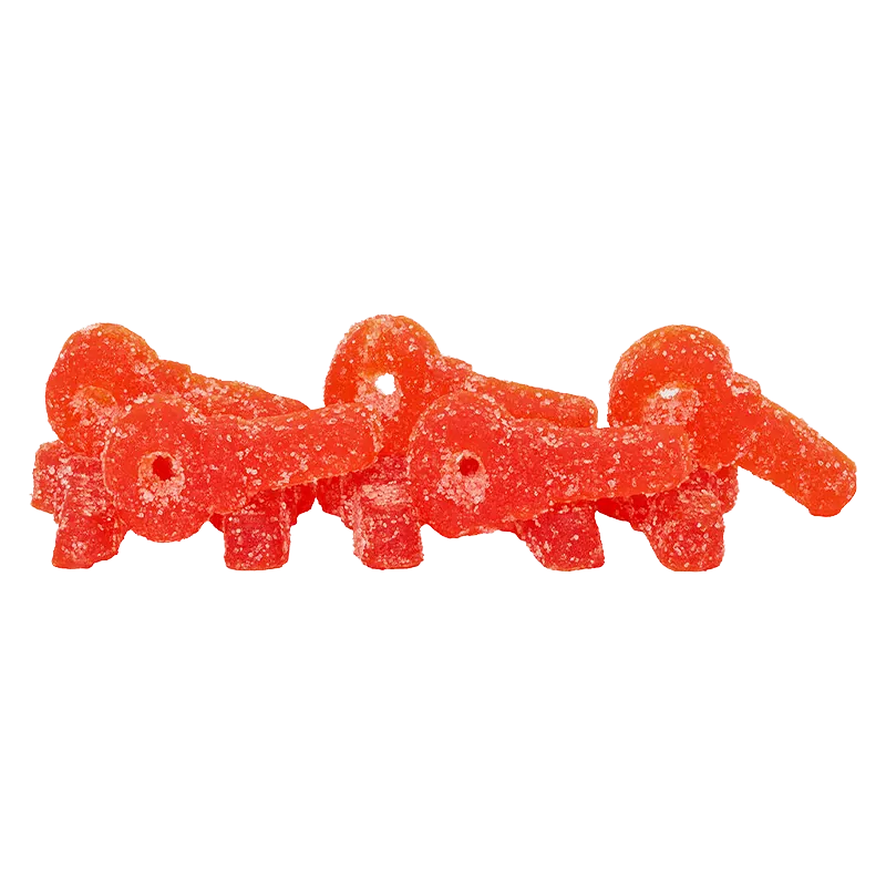 XMG Atomic Sours 10 Pack Foggy Peaches Gummies Edibles