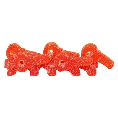 XMG Atomic Sours 10 Pack Foggy Peaches Gummies Edibles